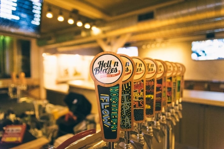 Hell 'n Blazes Brewing Company Taps