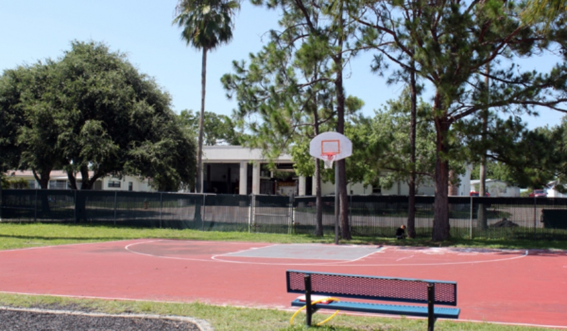 Travis Park Basketball Court