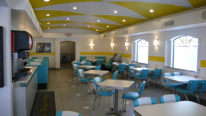 The Burger Place Interior