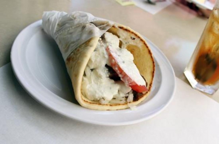 Grecian Garden Cafe Gyro