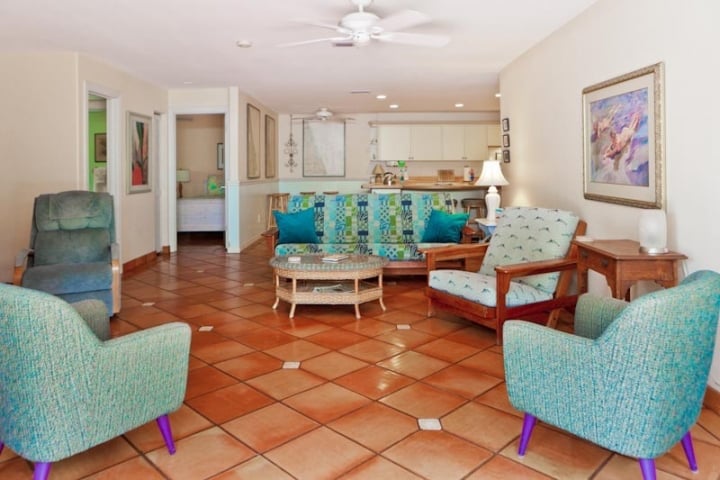 Beach Bungalow Seating Area