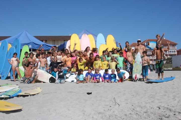 Nex Generation Surfing School Group Photo