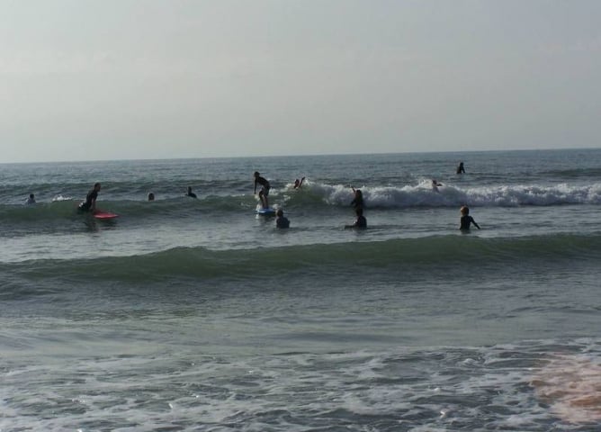 Surfguys Surf School Surfers in the Water