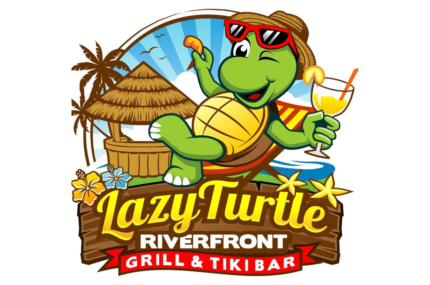 Lazy Turtle Riverfront Logo