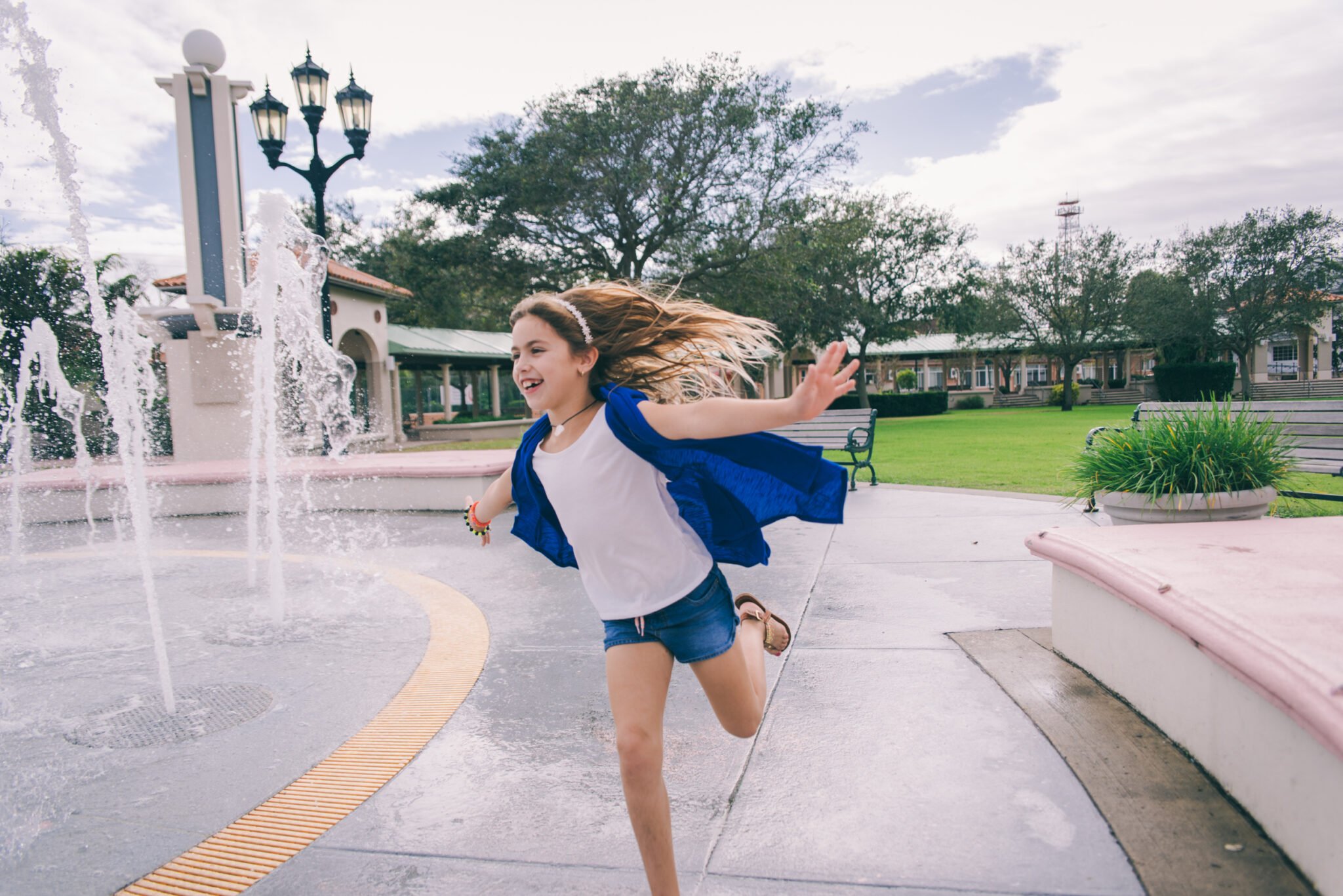 Child at SplashPad