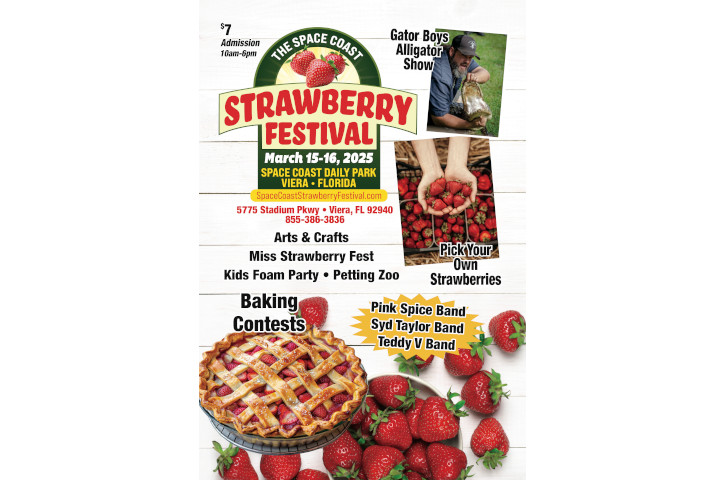 Space Coast Strawberry Festival Flyer