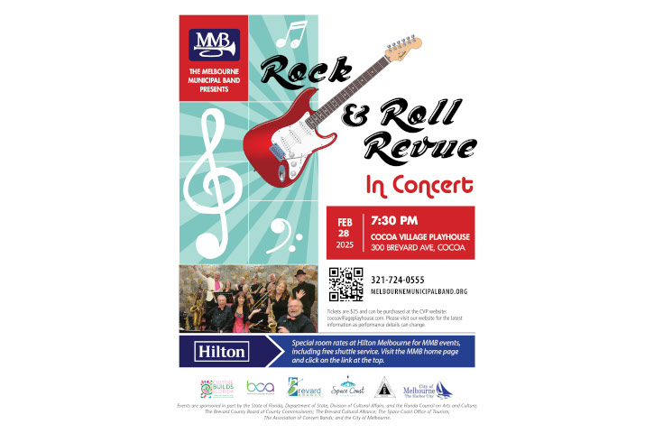 Rock & Roll Revue In Concert Flyer