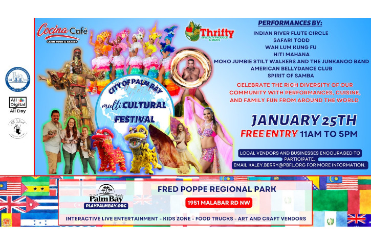 City of Palm Bay's Multicultural Festival Flyer