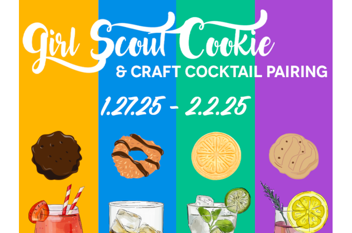 Playalinda Brewing Company - Girl Scout Cookie & Craft Cocktail Pairing Flyer