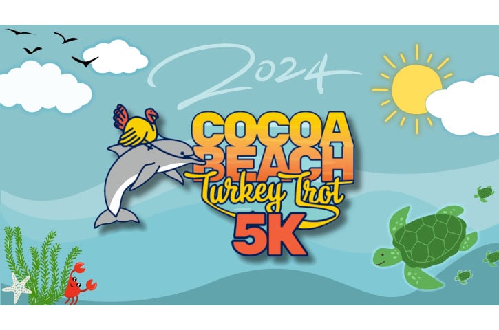 2024 Cocoa Beach Turkey Trot Banner