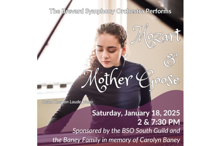 Brevard Symphony Orchestra Mozart and Mother Goose Flyer