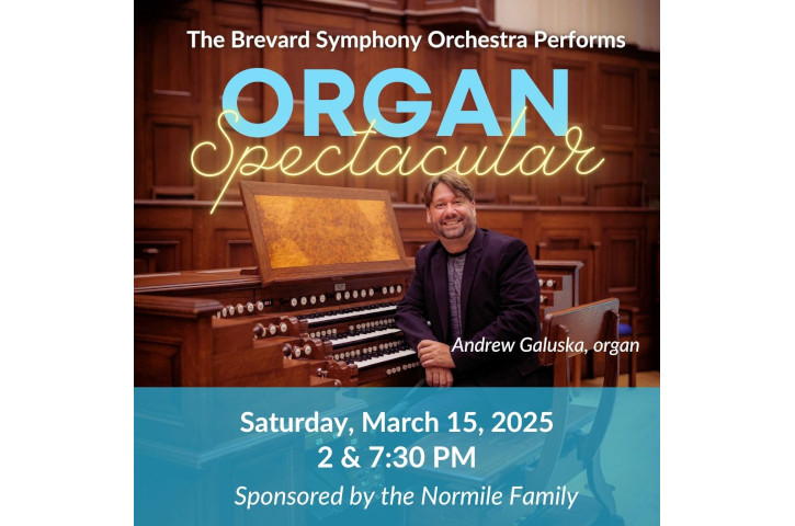 Brevard Symphony Orchestra Organ Spectacular Flyer