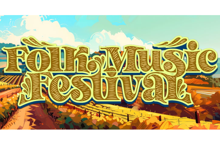 Folk Music Festival Banner