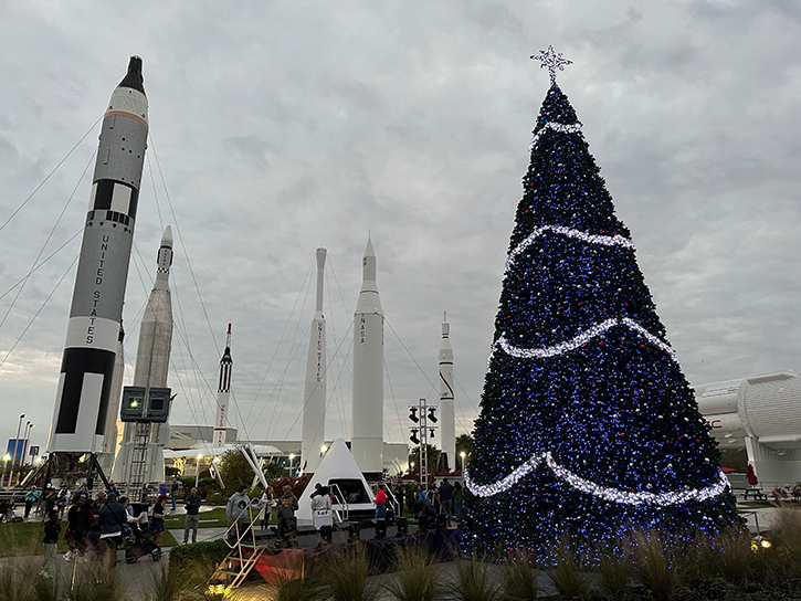 Holidays in Space at the Kennedy Space Center Visitor Complex