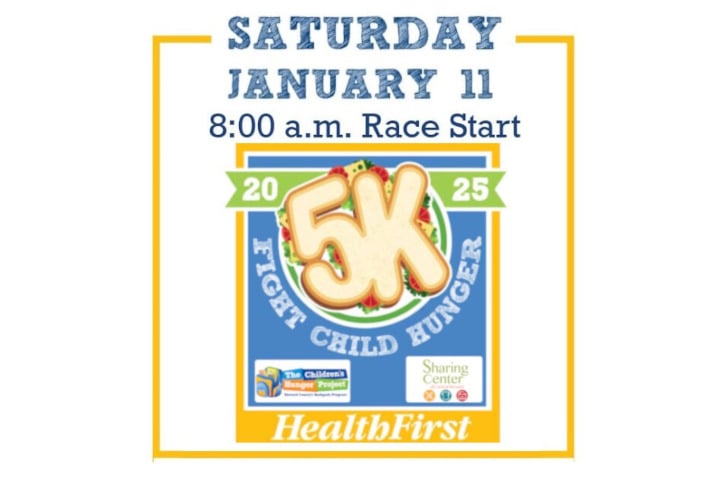 Health First Fight Child Hunger 5K 2025 flyer