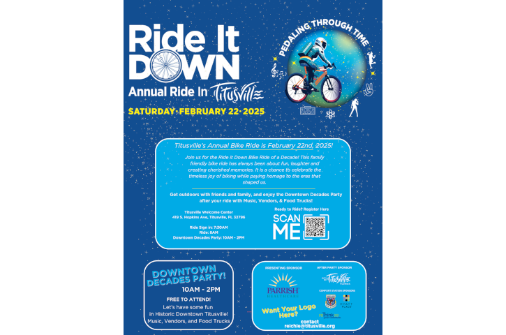 Ride It Down Annual Ride In Titusville Flyer