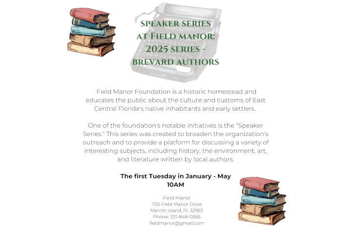 2025 Speaker Series at Field Manor Brevard Authors