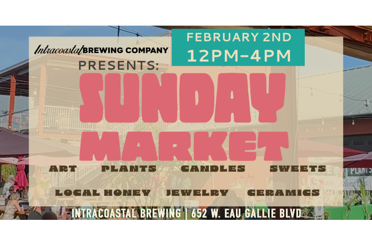 Intracoastal Brewing Company - Sunday Market Flyer