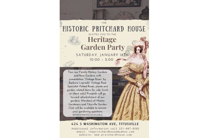 Heritage Garden Party Flyer