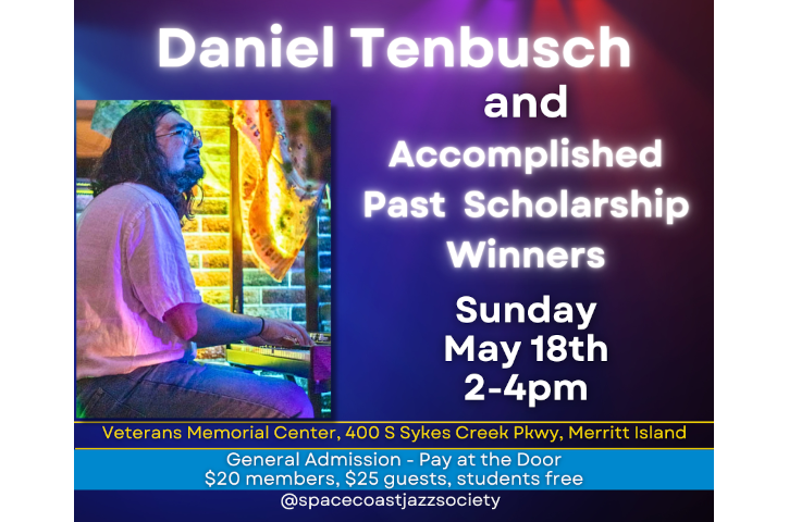 Jazz Pianist Daniel Tenbusch in Concert Flyer