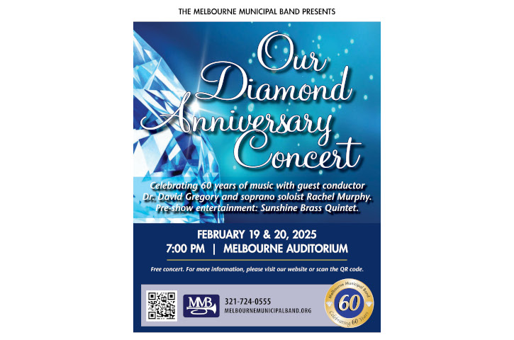 Melbourne Municipal Band Concert Our Diamond Anniversary Concert Flyer