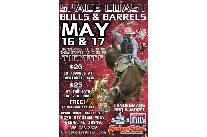 Space Coast Bulls & Barrels Flyer