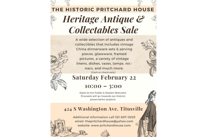 Heritage Antique and Collectables Sale Flyer