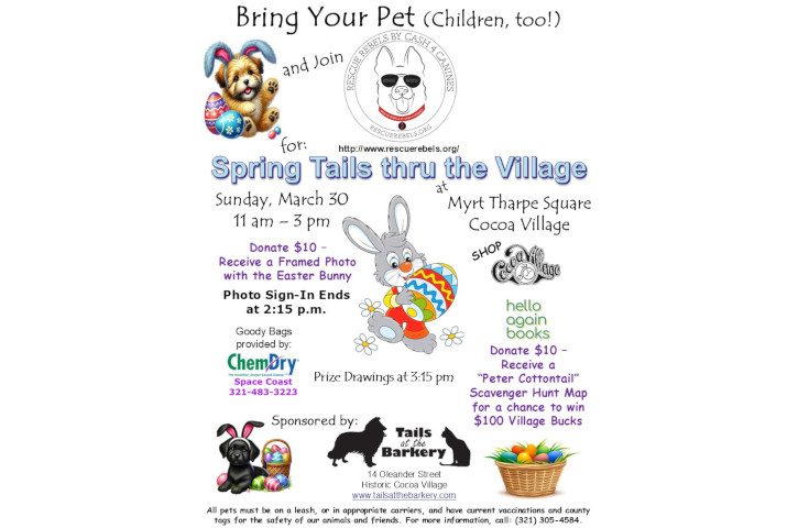 Spring Tails thru the Village Flyer