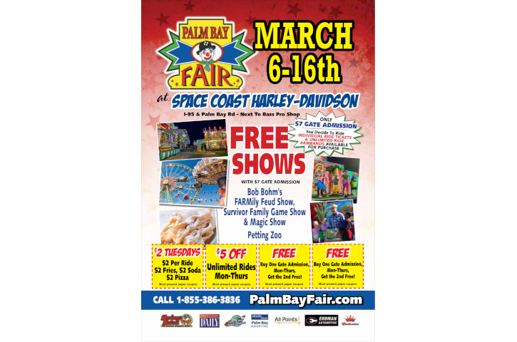 11th Annual Palm Bay Fair Flyer